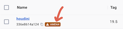 AMD64 Docker image